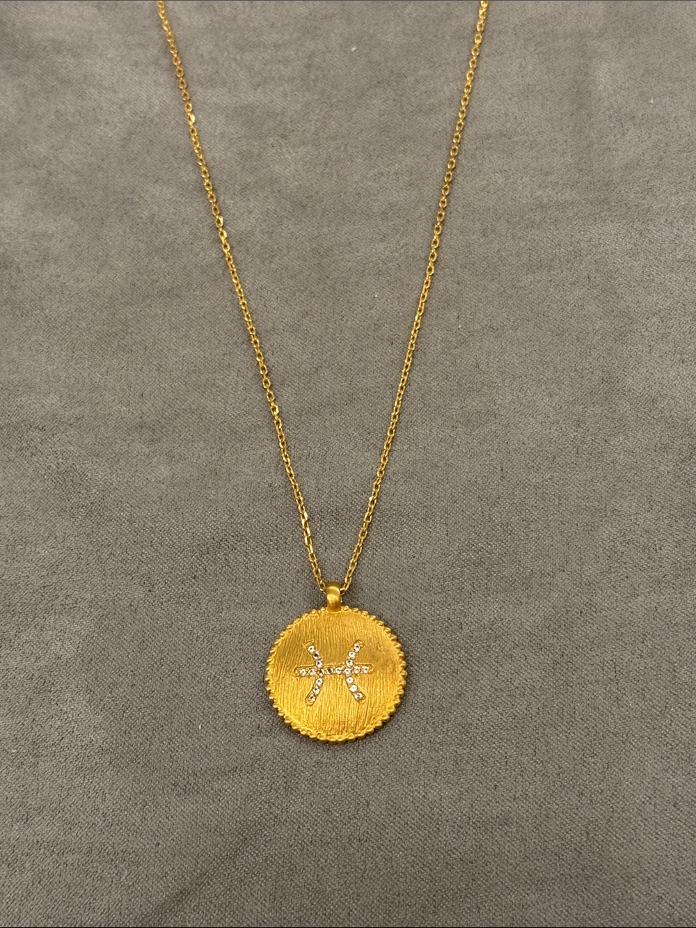 Satya Pices charm necklace like new